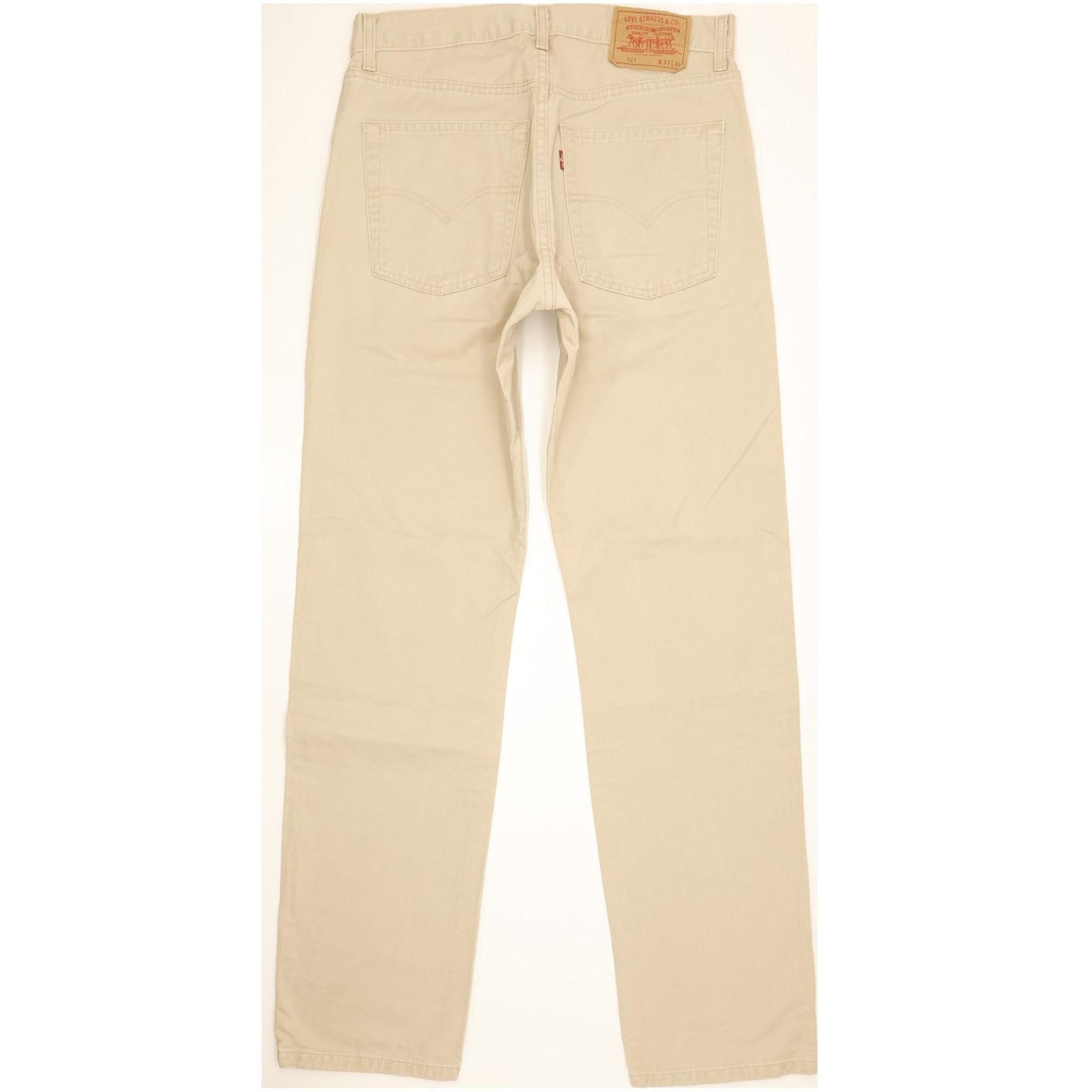 Levi's 521 Men Beige Straight Regular Jeans W32 L33