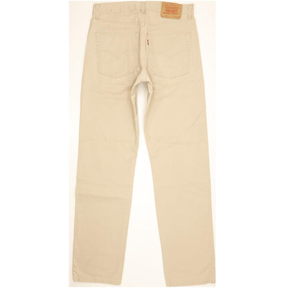 Levi's 521 Men Beige Straight Regular Jeans W32 L33