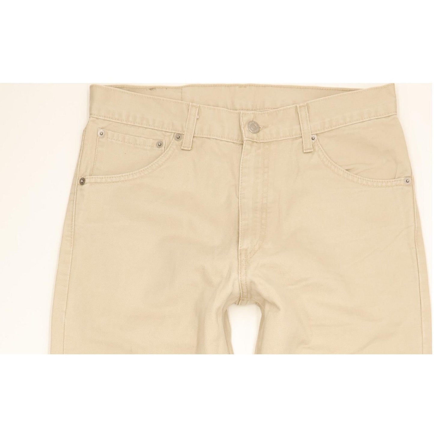 Levi's 521 Men Beige Straight Regular Jeans W32 L33