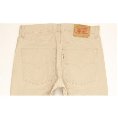 Levi's 521 Men Beige Straight Regular Jeans W32 L33