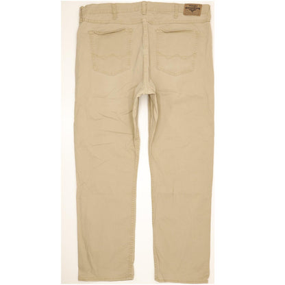 Wrangler Men Beige Straight Regular Stretch Jeans W40 L31