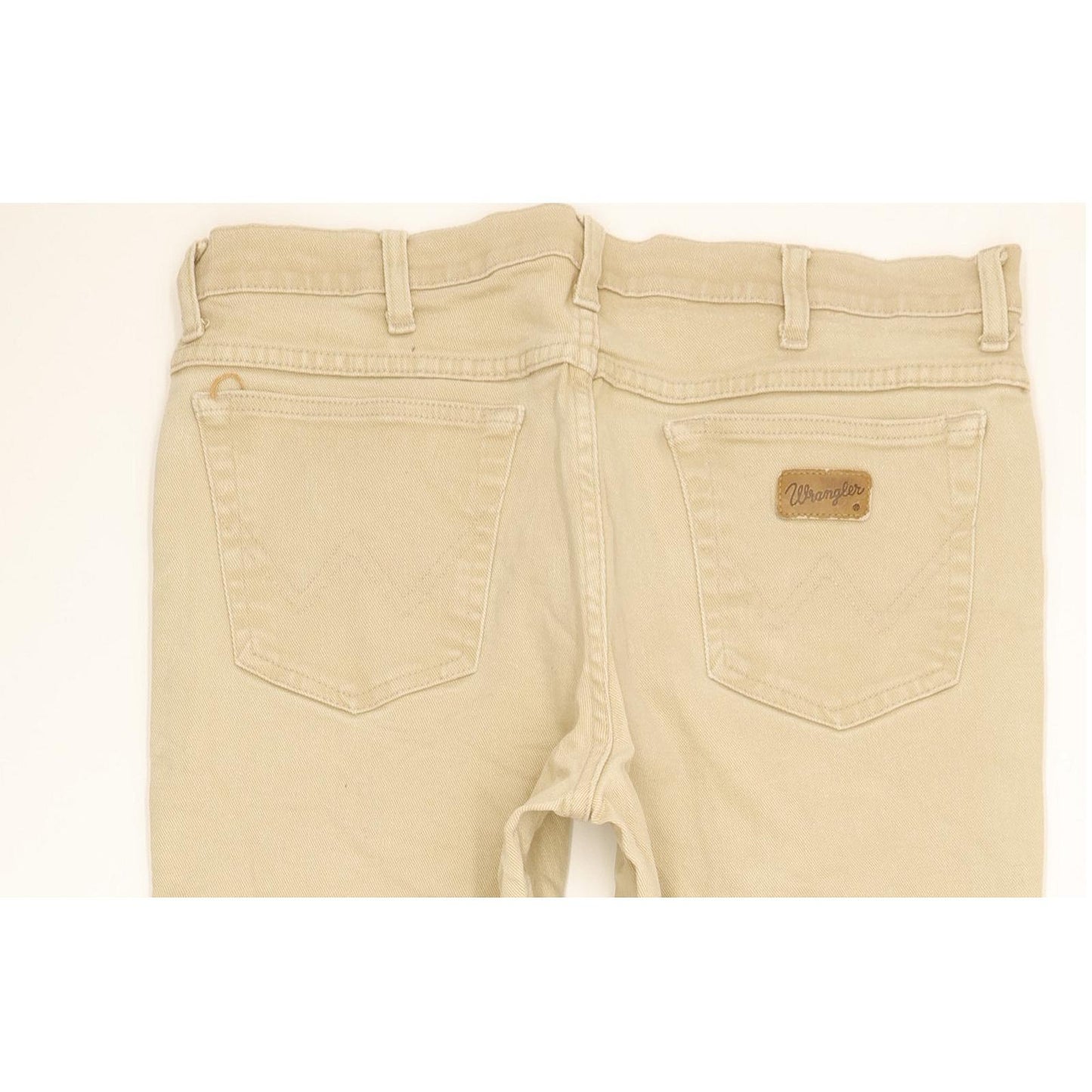 Wrangler Texas Men Beige Straight Regular Stretch Jeans W36 L30