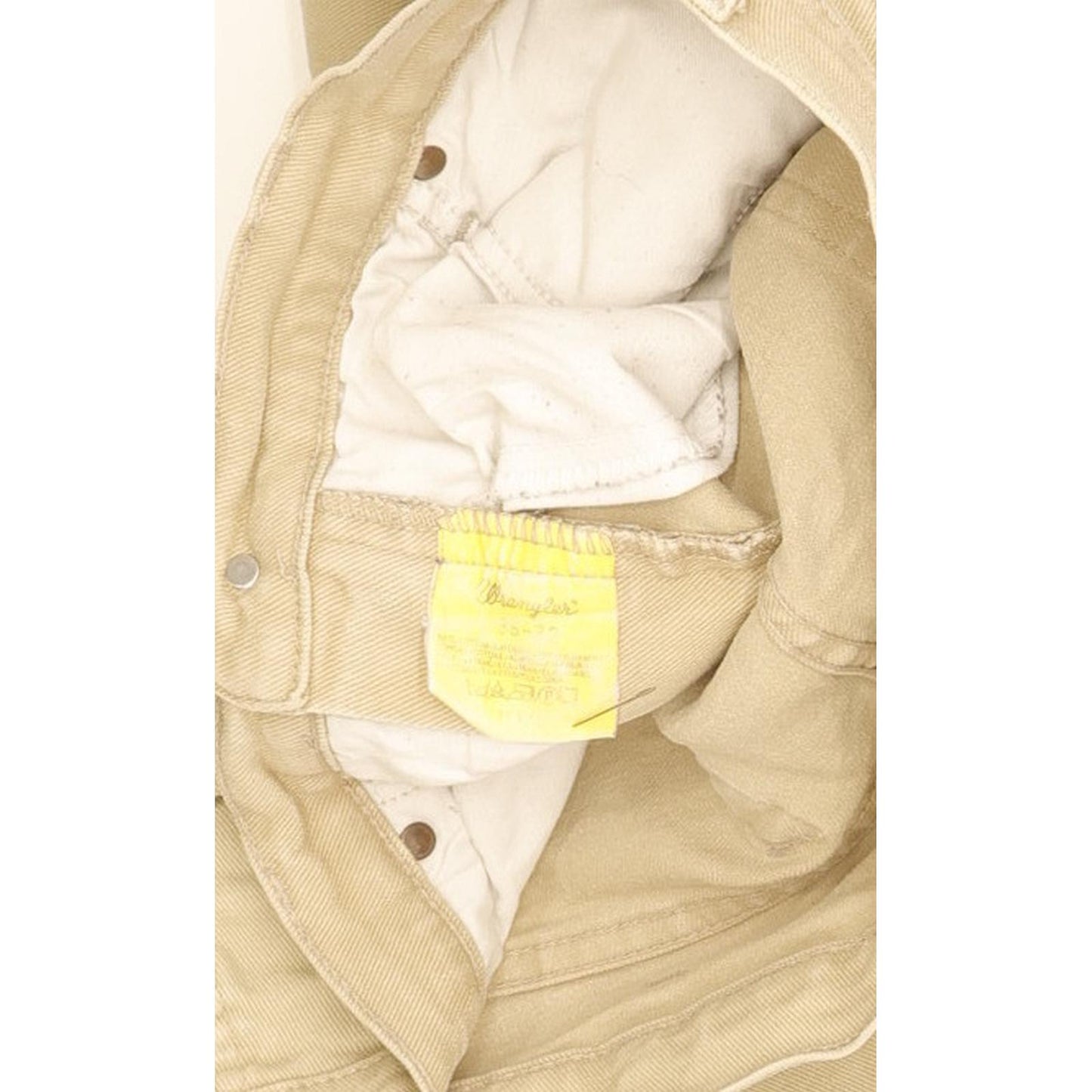 Wrangler Texas Men Beige Straight Regular Stretch Jeans W36 L30