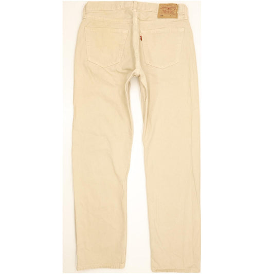 Levi's 501 Men Beige Straight Regular Jeans W34 L31