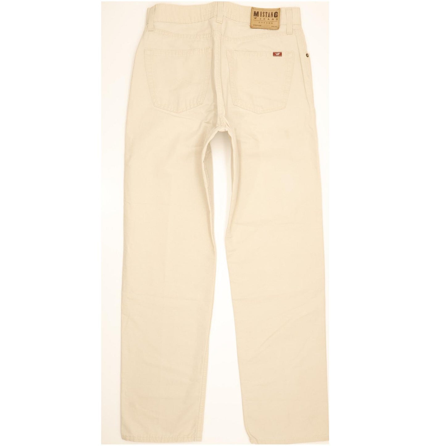 Mustang Oregon Men Beige Straight Regular Jeans W32 L32