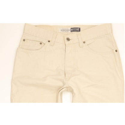 Mustang Oregon Men Beige Straight Regular Jeans W32 L32