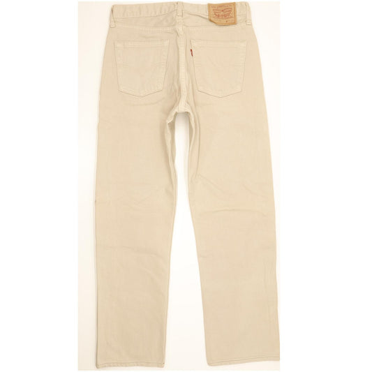 Levi's 517 Men Beige Straight Regular Jeans W32 L30