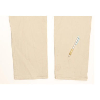 Lee Men Beige Straight Regular Jeans W32 L29