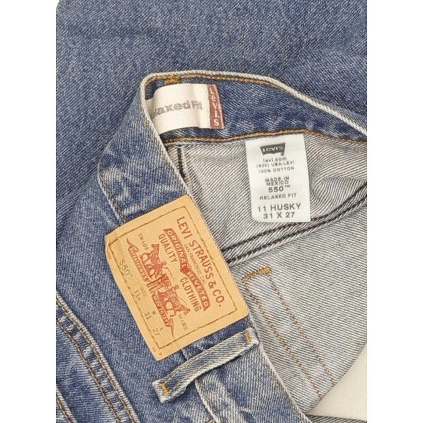 Levi's 550 Men Blue Straight Relaxed Jeans W31 L27
