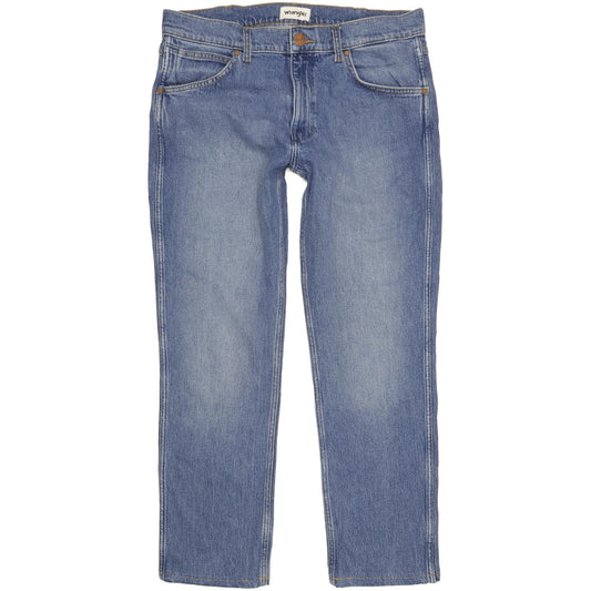 Wrangler Greensboro Men Blue Straight Regular Jeans W36 L29