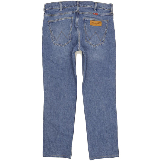 Wrangler Greensboro Men Blue Straight Regular Jeans W36 L29