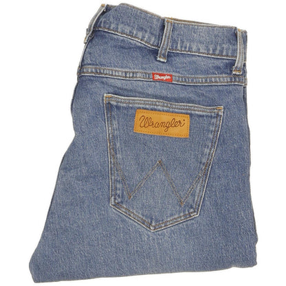 Wrangler Greensboro Men Blue Straight Regular Jeans W36 L29