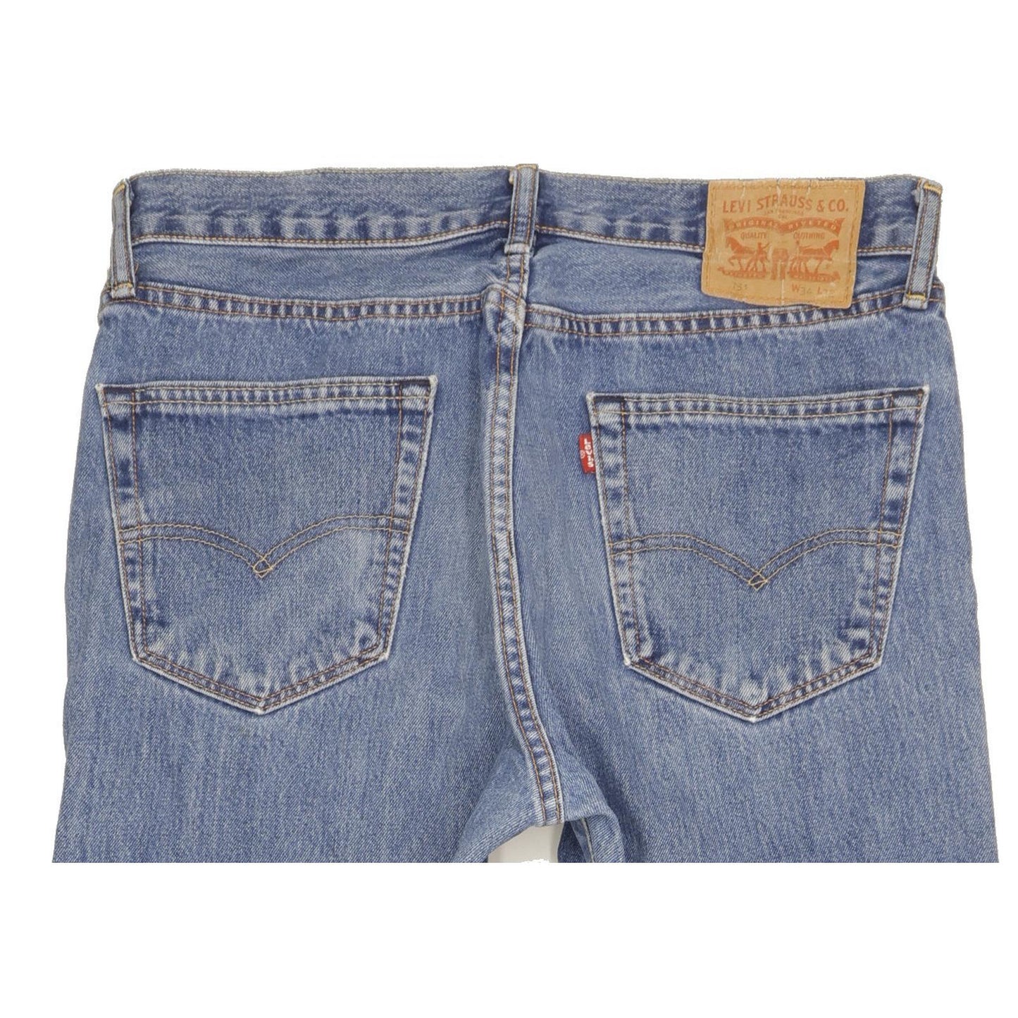 Levi's 751 Men Blue Straight Regular Jeans W34 L31