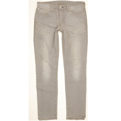 Levi's 511 Men Grey Straight Slim Stretch Jeans W33 L33