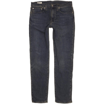 Levi's 502 Men Navy Tapered Regular Stretch Jeans W32 L31