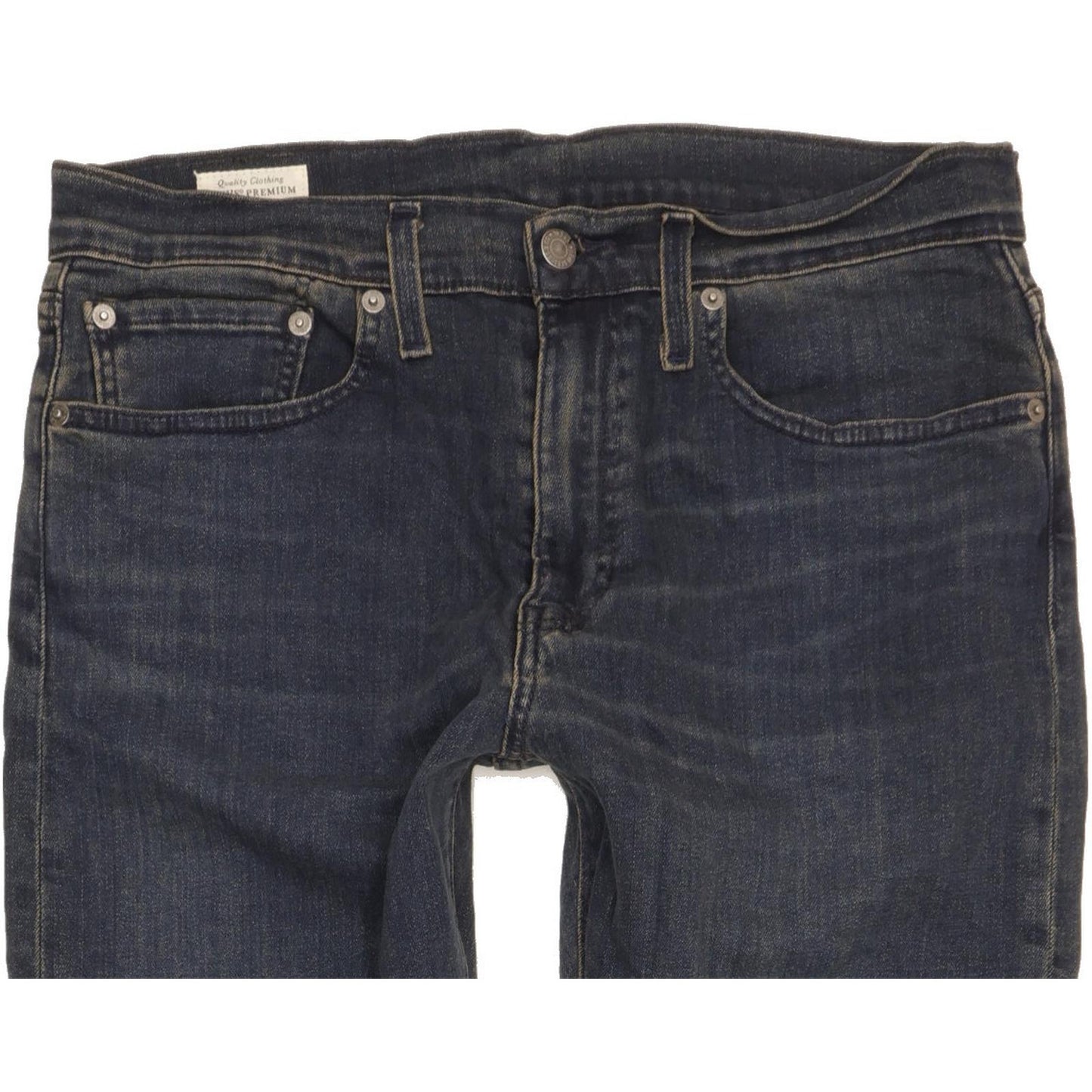 Levi's 502 Men Navy Tapered Regular Stretch Jeans W32 L31
