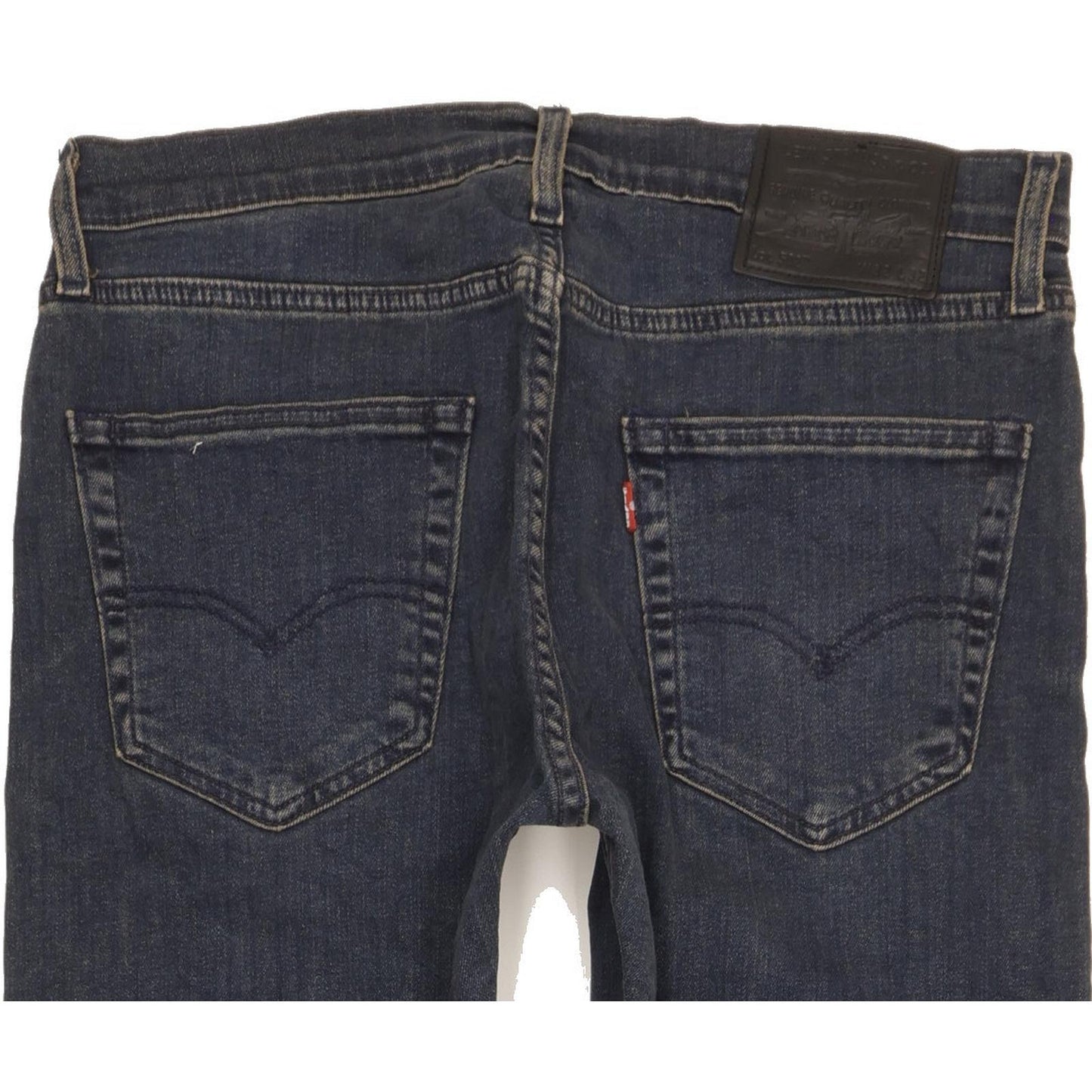 Levi's 502 Men Navy Tapered Regular Stretch Jeans W32 L31