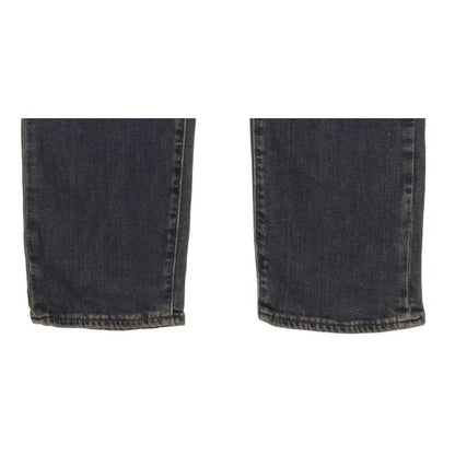 Levi's 502 Men Navy Tapered Regular Stretch Jeans W32 L31