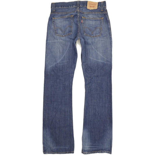 Levi's 512 Men Blue Bootcut Slim Jeans W32 L36