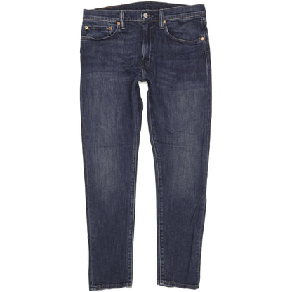 Levi's 512 Men Blue Tapered Slim Stretch Jeans W34 L31