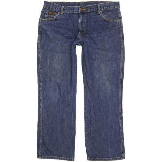 Wrangler Men Blue Straight Regular Jeans W36 L29