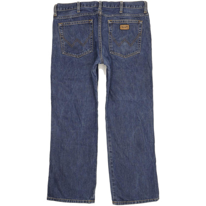 Wrangler Men Blue Straight Regular Jeans W36 L29