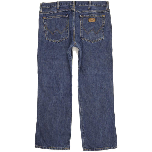 Wrangler Men Blue Straight Regular Jeans W36 L29