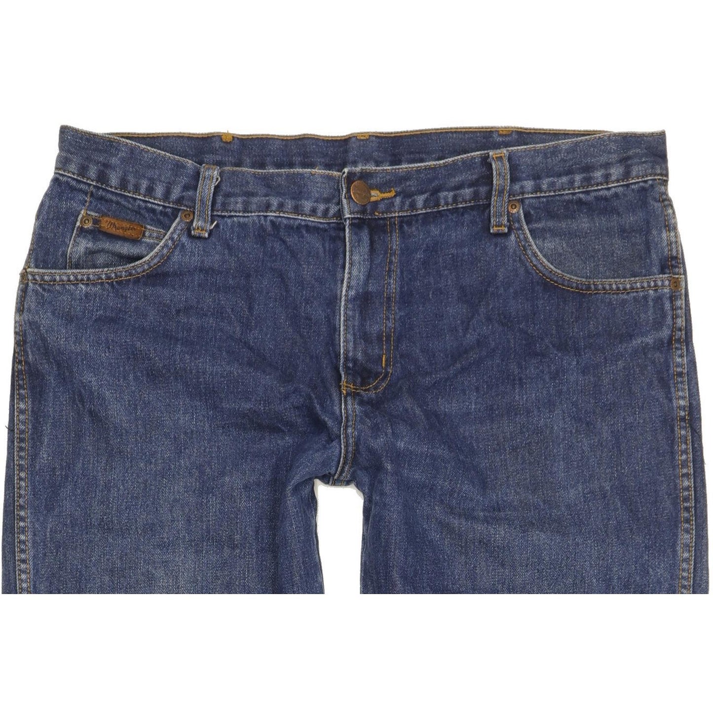 Wrangler Men Blue Straight Regular Jeans W36 L29
