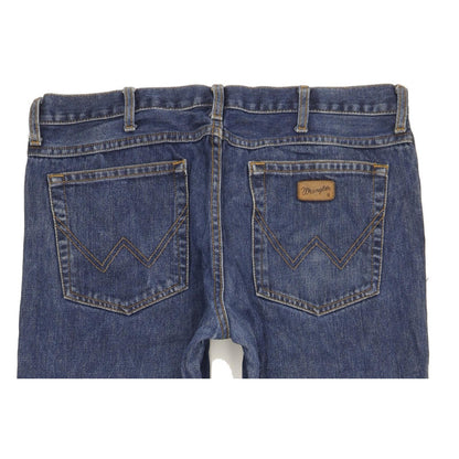 Wrangler Men Blue Straight Regular Jeans W36 L29