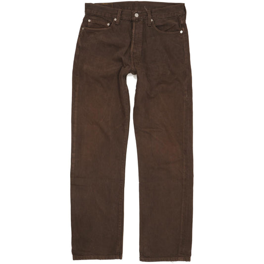 Levi's 501 Men Brown Straight Regular Jeans W33 L32