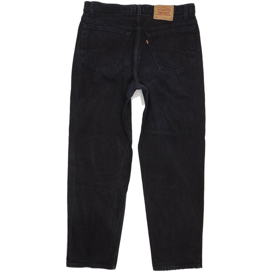 Levi's 550 Men Black Straight Relaxed Jeans W38 L32