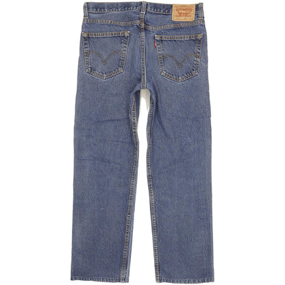 Levi's 505 Men Blue Straight Regular Jeans W34 L29