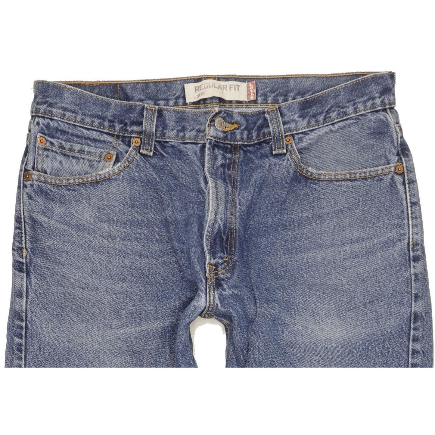 Levi's 505 Men Blue Straight Regular Jeans W34 L29