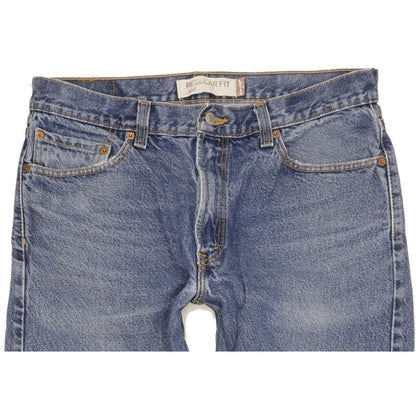 Levi's 505 Men Blue Straight Regular Jeans W34 L29