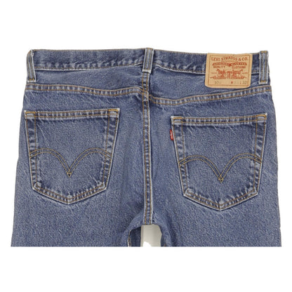 Levi's 505 Men Blue Straight Regular Jeans W34 L29