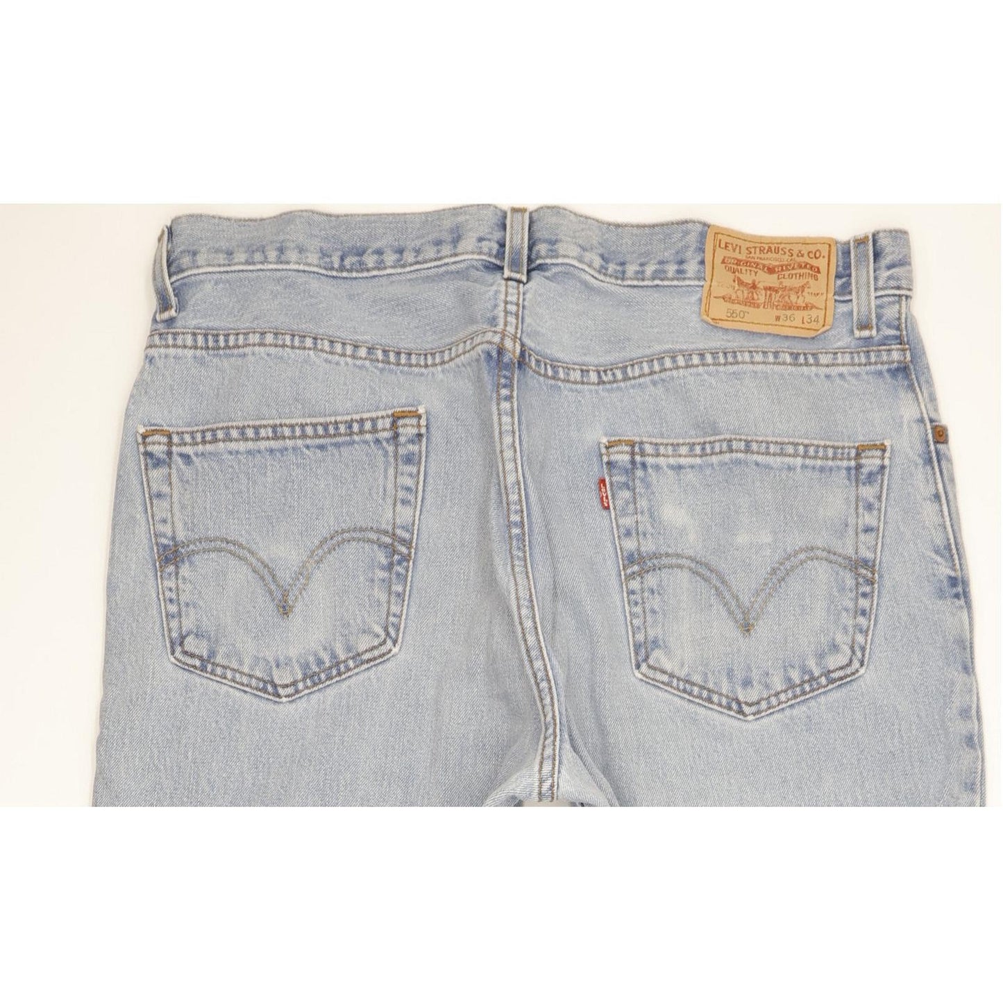Levi's 550 Men Blue Straight Relaxed Jeans W36 L33