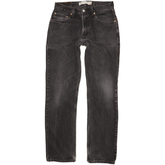 Levi's 505 Men Black Straight Regular Jeans W32 L32