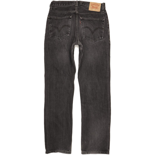 Levi's 505 Men Black Straight Regular Jeans W32 L32
