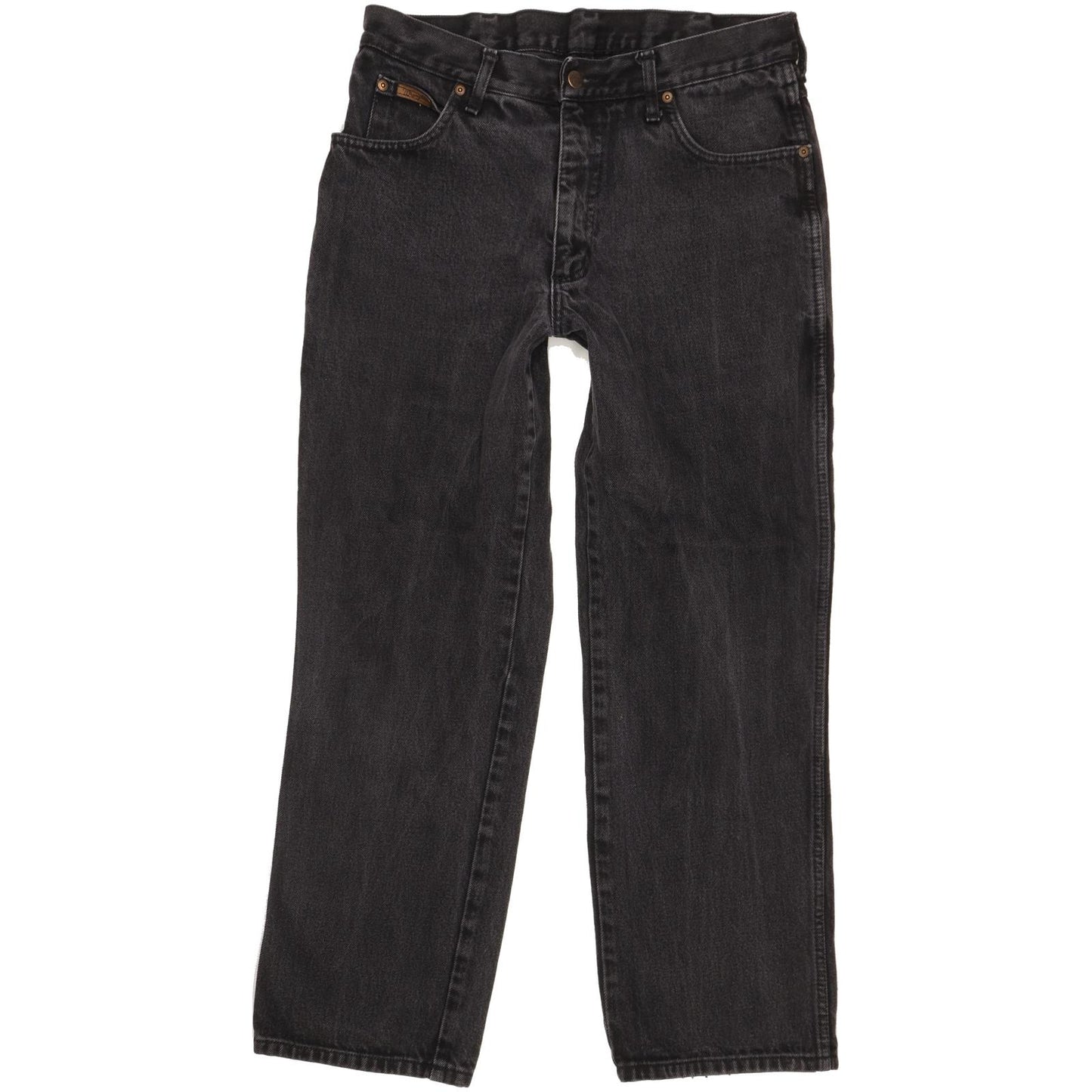 Wrangler Men Black Straight Regular Jeans W34 L29