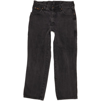 Wrangler Men Black Straight Regular Jeans W34 L29