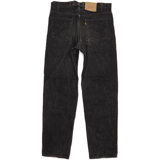 Levi's 550 Men Black Straight Relaxed Jeans W34 L32