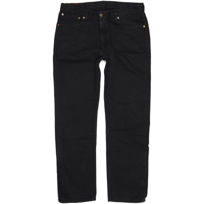 Levi's 751 Men Black Straight Regular Jeans W36 L32
