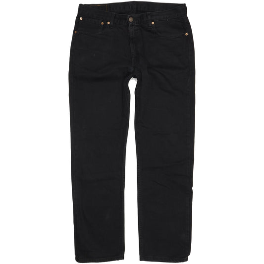 Levi's 751 Men Black Straight Regular Jeans W36 L32