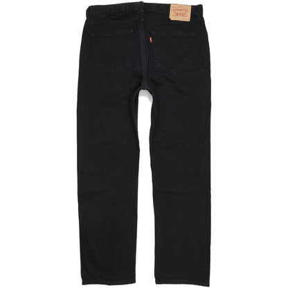 Levi's 751 Men Black Straight Regular Jeans W36 L32