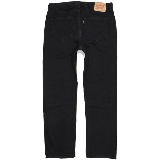 Levi's 751 Men Black Straight Regular Jeans W36 L32