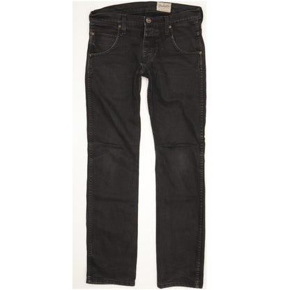 Wrangler Spencer Men Black Straight Regular Jeans W31 L31