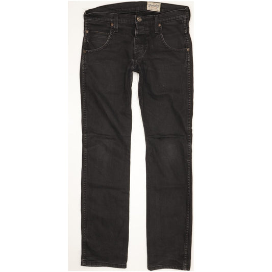 Wrangler Spencer Men Black Straight Regular Jeans W31 L31