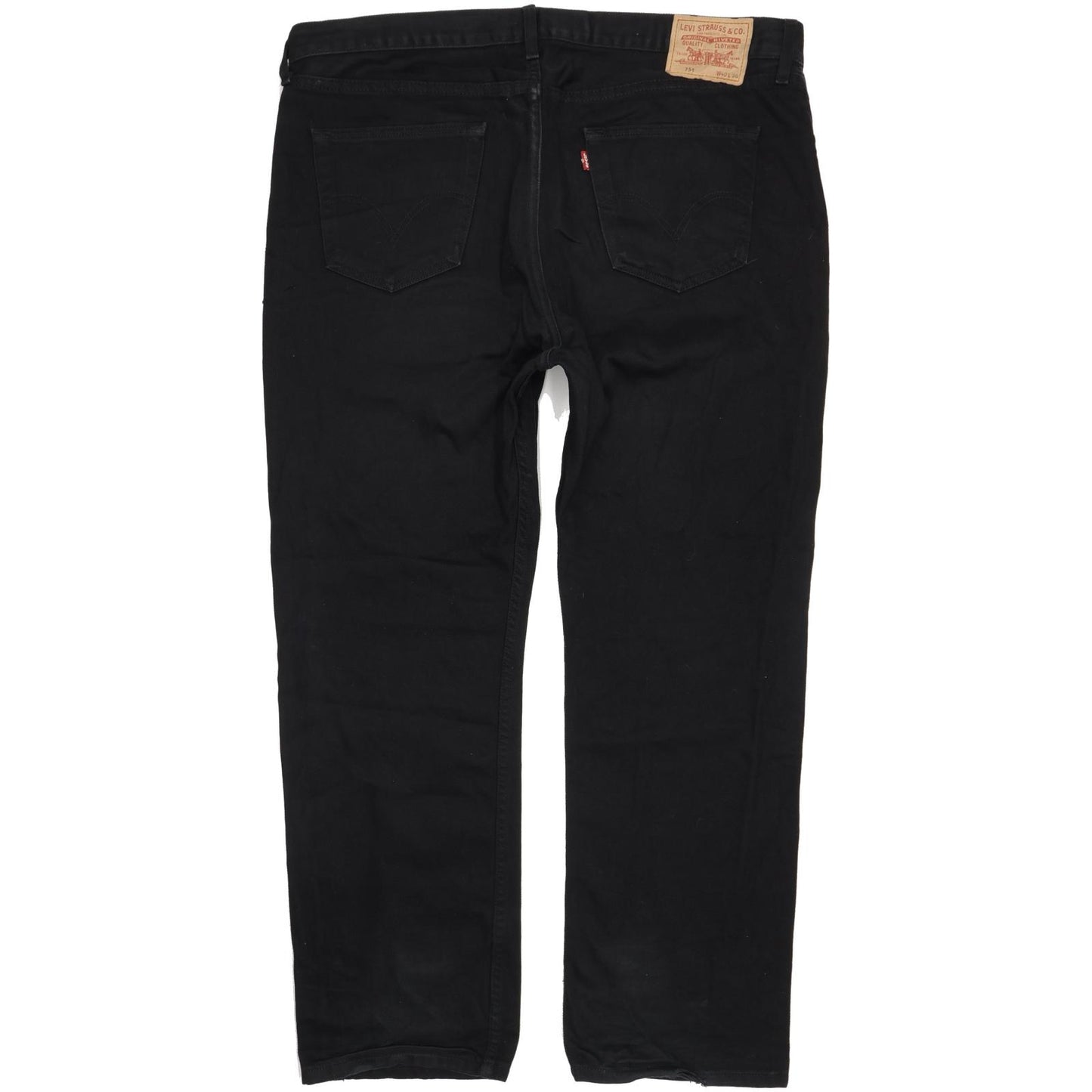 Levi's 751 Men Black Straight Regular Jeans W40 L30