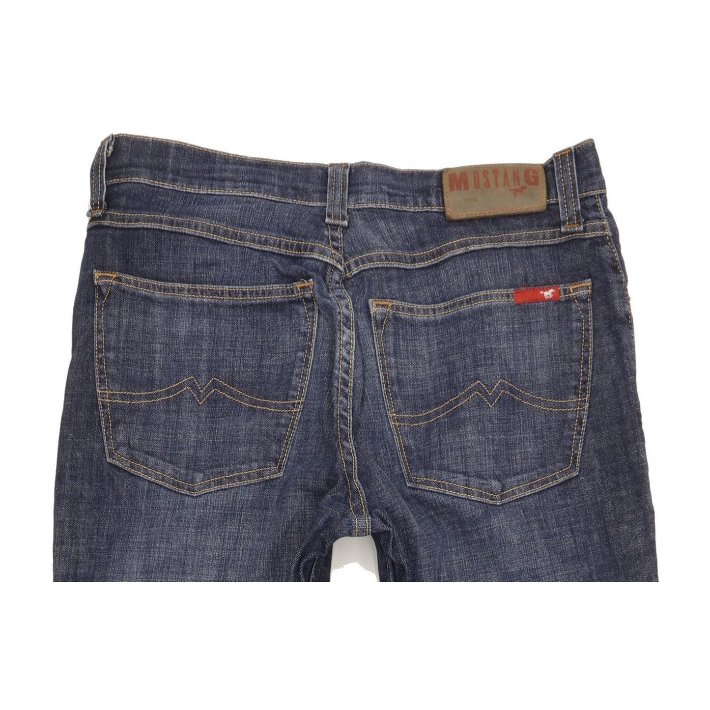 Mustang Big Sur Men Blue Straight Regular Stretch Jeans W33 L34