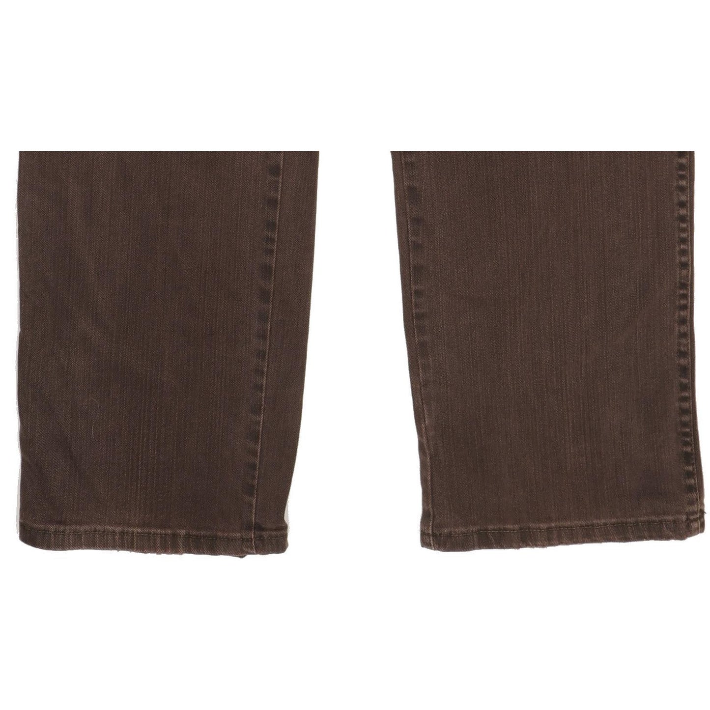 Wrangler Texas Men Brown Straight Regular Stretch Jeans W38 L33